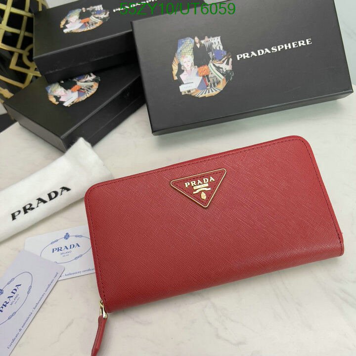 Prada Bag-(4A)-Wallet- Code: UT6059 $ 72USD