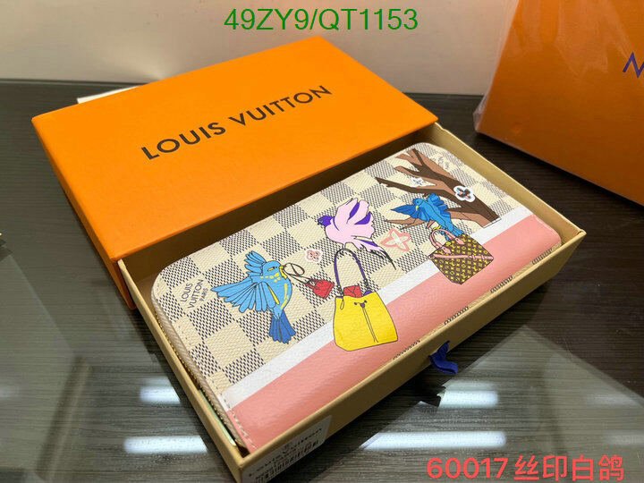 LV Bag-(4A)-Wallet- Code: QT1153 $ 64USD