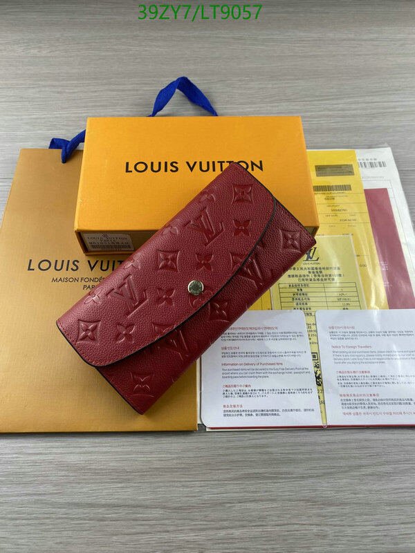LV Bags-(4A)-Wallet-,Code: LT9057,$ 51USD