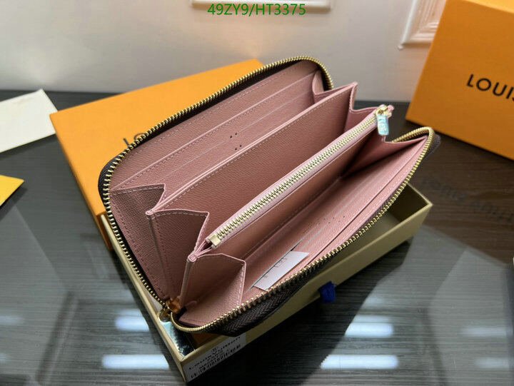 LV Bags-(4A)-Wallet-,Code: HT3375,$ 64USD