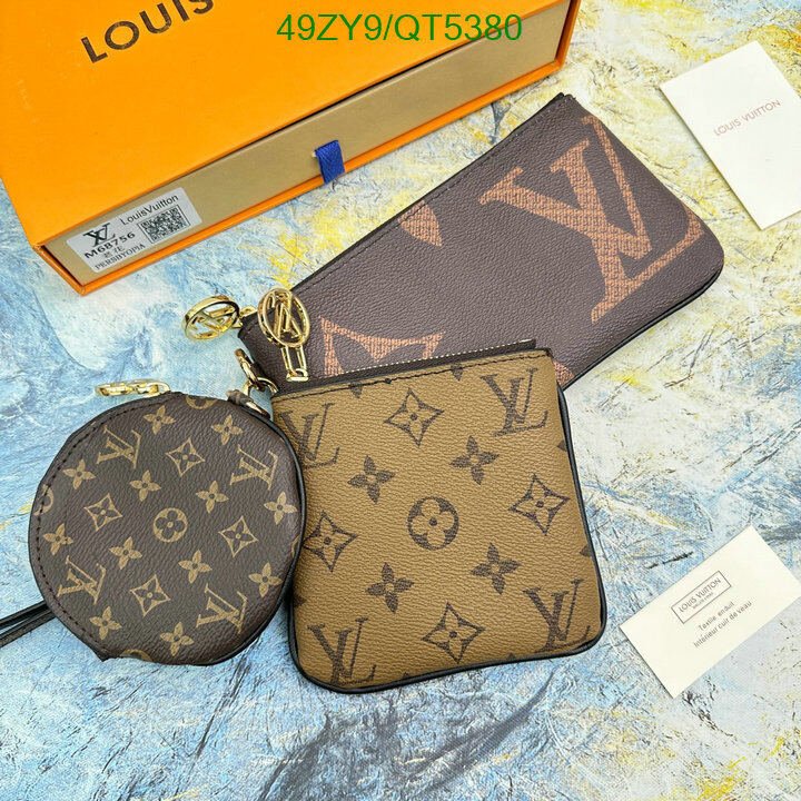 LV Bag-(4A)-Wallet- Code: QT5380 $ 64USD