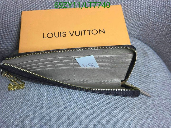 LV Bags-(4A)-Wallet-,Code: LT7740,$ 90USD