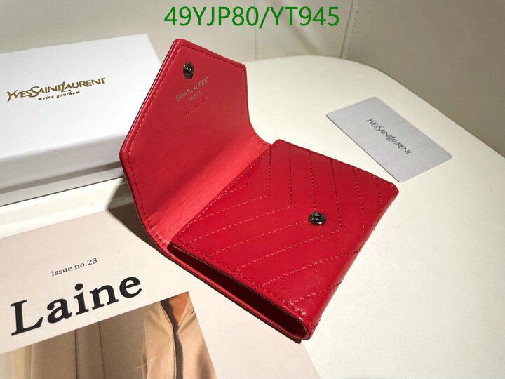 YSL Bag-(4A)-Wallet-,Code: YT945,$ 64USD