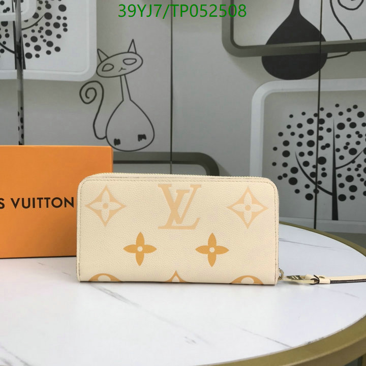 LV Bags-(4A)-Wallet-,Code: TP052508,$ 51USD