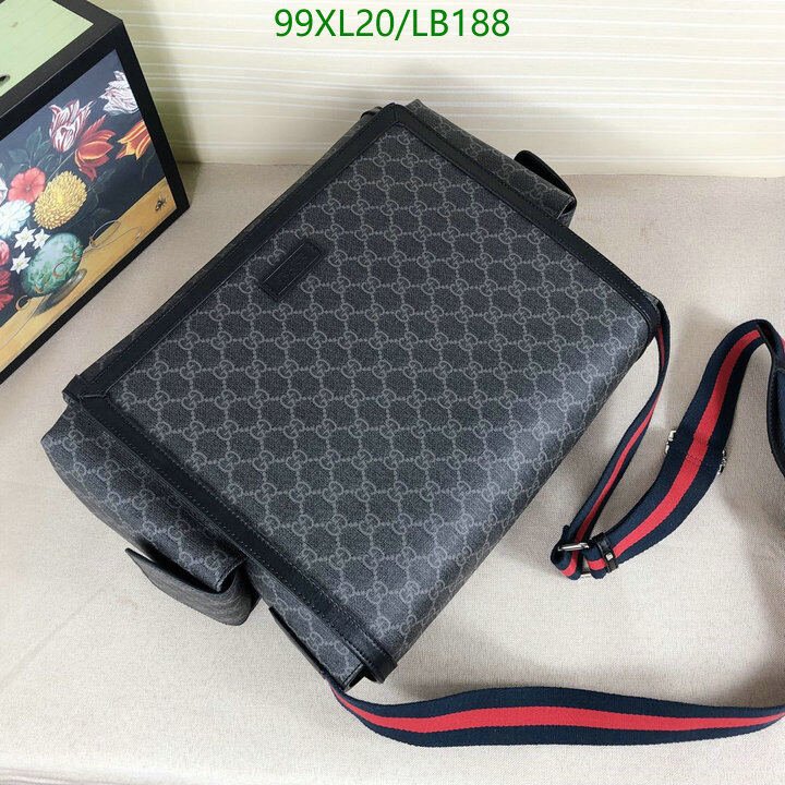 Gucci Bag-(4A)-Diagonal-,Code: LB188,$ 129USD