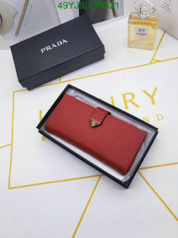 Prada Bag-(4A)-Wallet-,Code: XT5521,$ 64USD