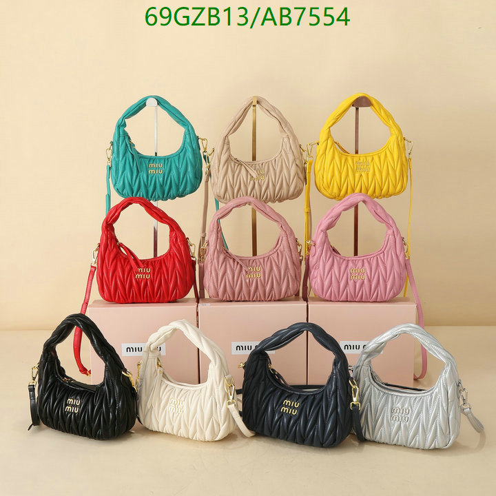Miu Miu Bag-(4A)-Crossbody- Code: AB7554 $ 90USD