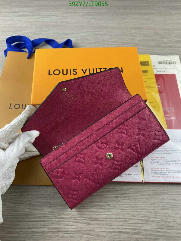 LV Bags-(4A)-Wallet-,Code: LT9055,$ 51USD
