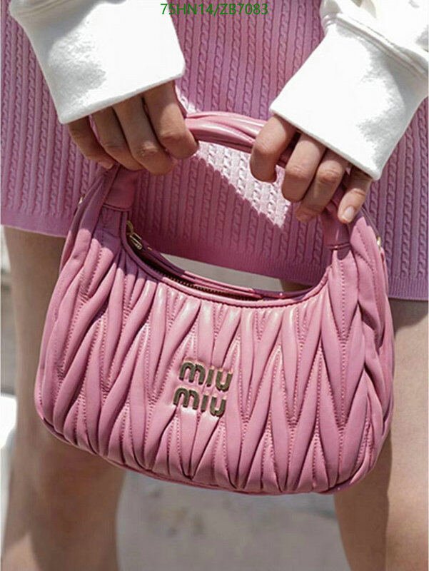 Miu Miu Bag-(4A)-Diagonal-,Code: ZB7083,$ 98USD