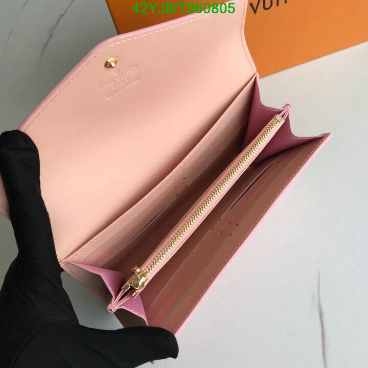 LV Bags-(4A)-Wallet-,Code: T060805,$ 55USD