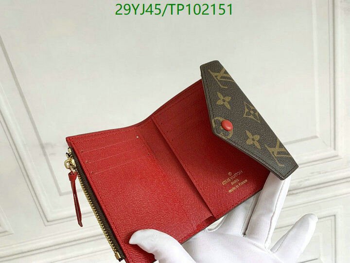 LV Bags-(4A)-Wallet-,Code: TP102151,$ 38USD
