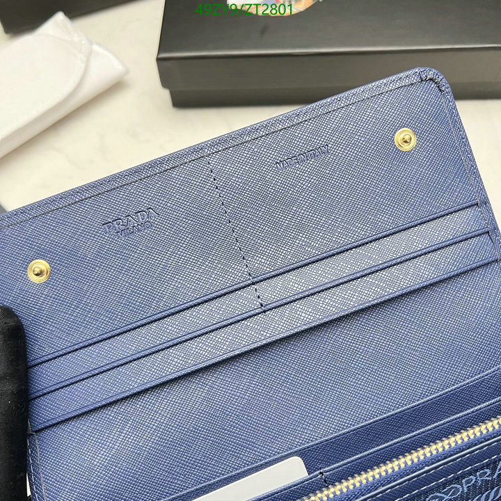 Prada Bag-(4A)-Wallet- Code: ZT2801 $ 64USD
