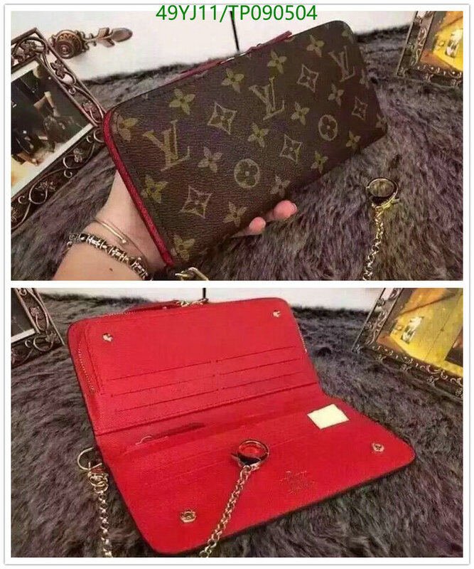 LV Bags-(4A)-Wallet-,Code: TP090504,$ 64USD