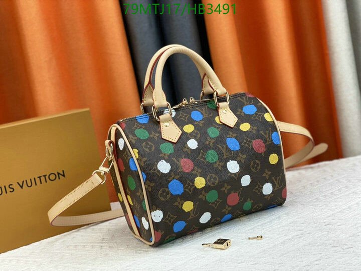 LV Bags-(4A)-Speedy-,Code: HB3491,$ 103USD