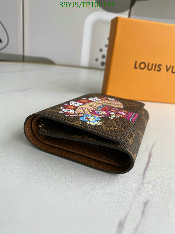 LV Bags-(4A)-Wallet-,Code: TP102155,$ 51USD
