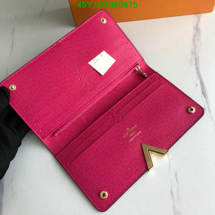 LV Bags-(4A)-Wallet-,Code: T060815,$ 55USD