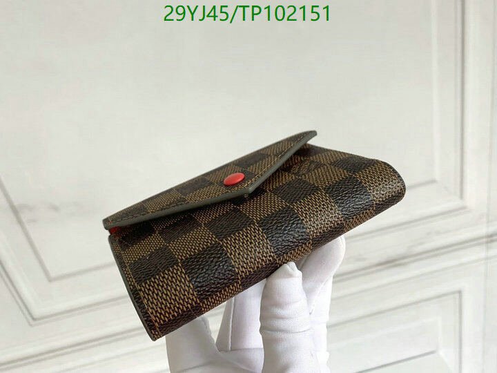 LV Bags-(4A)-Wallet-,Code: TP102151,$ 38USD