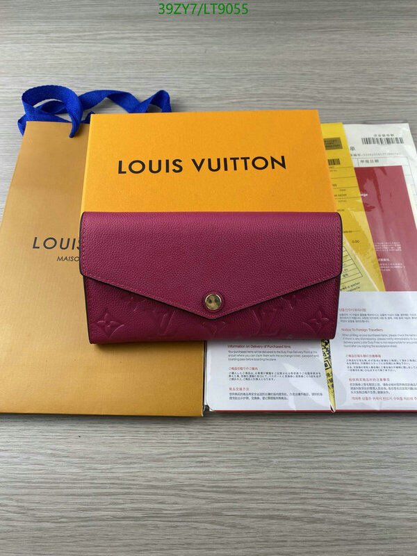 LV Bags-(4A)-Wallet-,Code: LT9055,$ 51USD