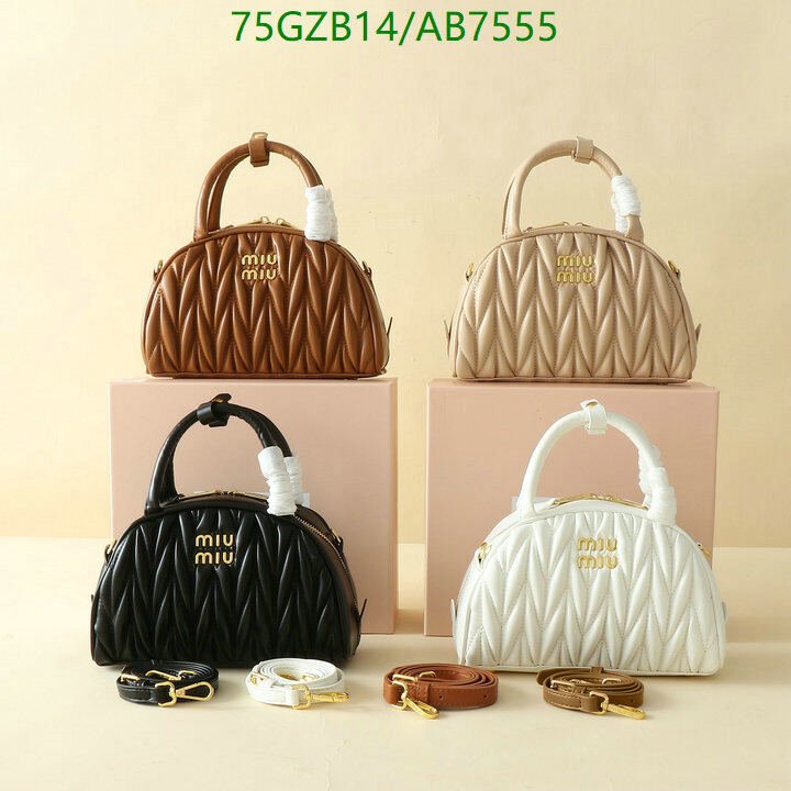 Miu Miu Bag-(4A)-Crossbody- Code: AB7555 $ 98USD