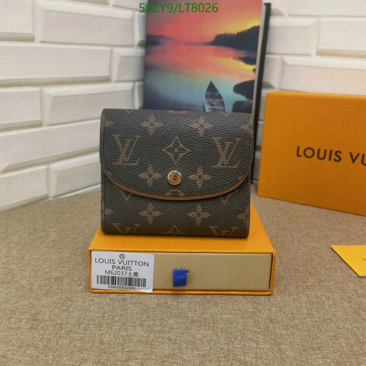 LV Bags-(4A)-Wallet-,Code: LT8026,$ 77USD