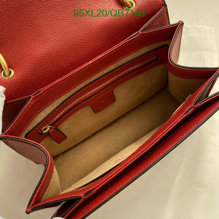 Gucci Bag-(4A)-Diagonal- Code: QB7140 $ 124USD