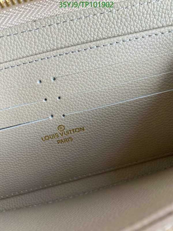 LV Bags-(4A)-Wallet-,Code: TP101902,$ 51USD