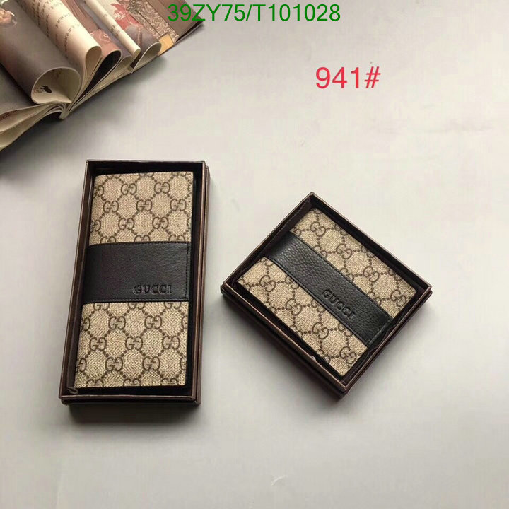 Gucci Bag-(4A)-Wallet-,Code: T101028,$ 51USD
