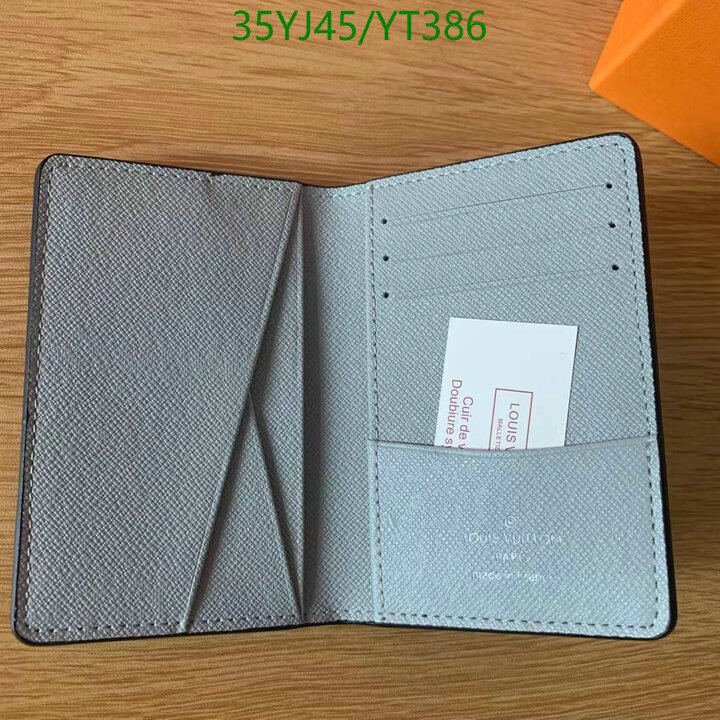 LV Bags-(4A)-Wallet-,Code: YT386,$ 46USD