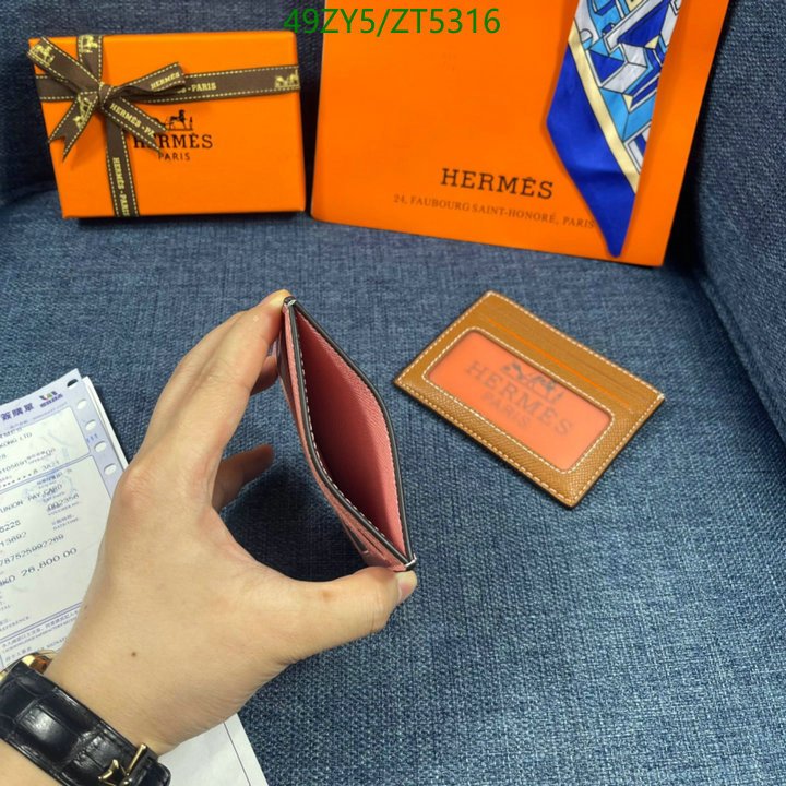 Hermes Bag-(4A)-Wallet-,Code: ZT5316,$ 64USD