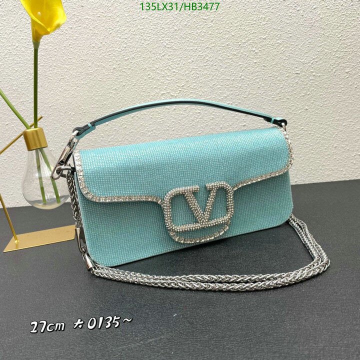 Valentino Bag-(4A)-LOC-V Logo ,Code: HB3477,$ 176USD