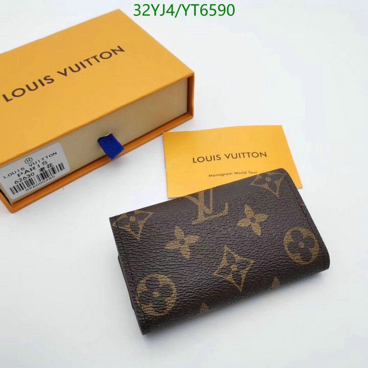 LV Bags-(4A)-Wallet-,Code: YT6590,$ 42USD