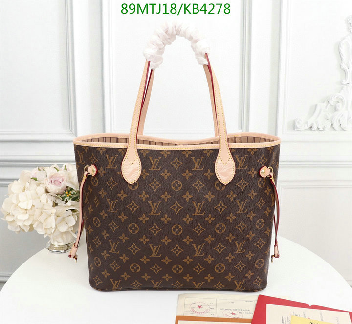 LV Bags-(4A)-Neverfull-,Code: KB4278,$ 116USD