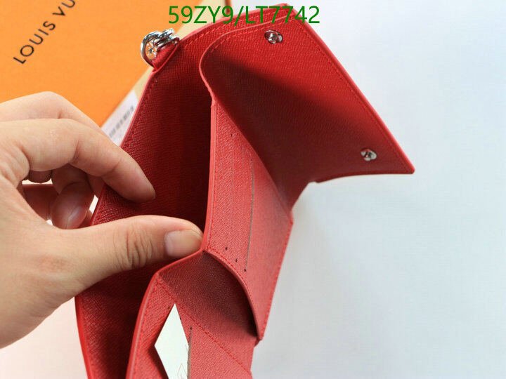 LV Bags-(4A)-Wallet-,Code: LT7742,$ 77USD