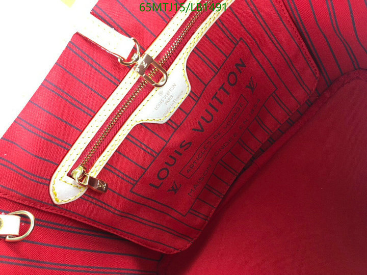 LV Bags-(4A)-Neverfull-,Code: LB1491,$ 85USD