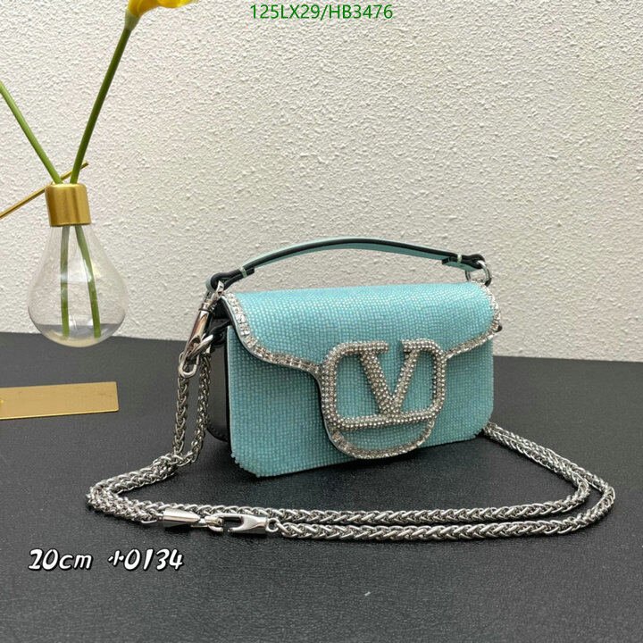 Valentino Bag-(4A)-LOC-V Logo ,Code: HB3476,$ 163USD