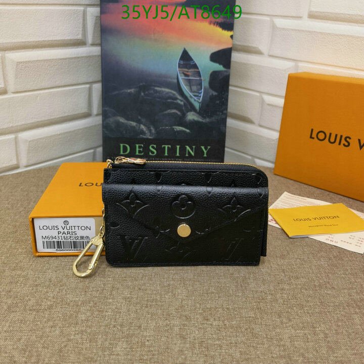 LV Bag-(4A)-Wallet- Code: AT8649 $ 46USD