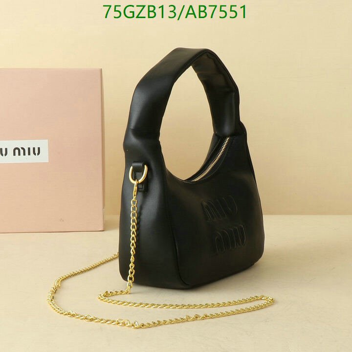 Miu Miu Bag-(4A)-Handbag- Code: AB7551 $ 98USD