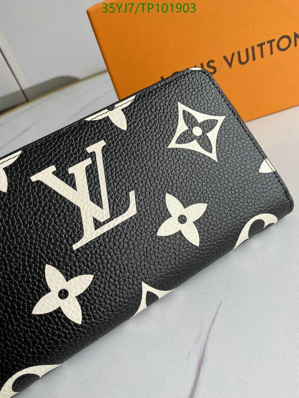 LV Bags-(4A)-Wallet-,Code: TP101903,$ 46USD