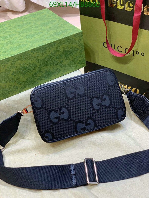 Gucci Bag-(4A)-Diagonal- Code: HB8860 $ 90USD