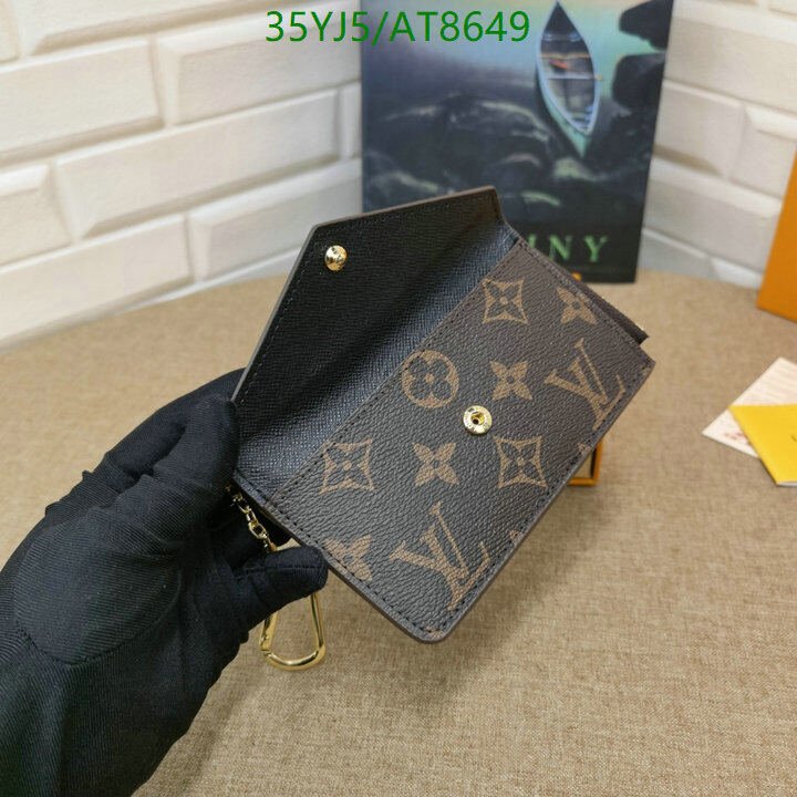 LV Bag-(4A)-Wallet- Code: AT8649 $ 46USD