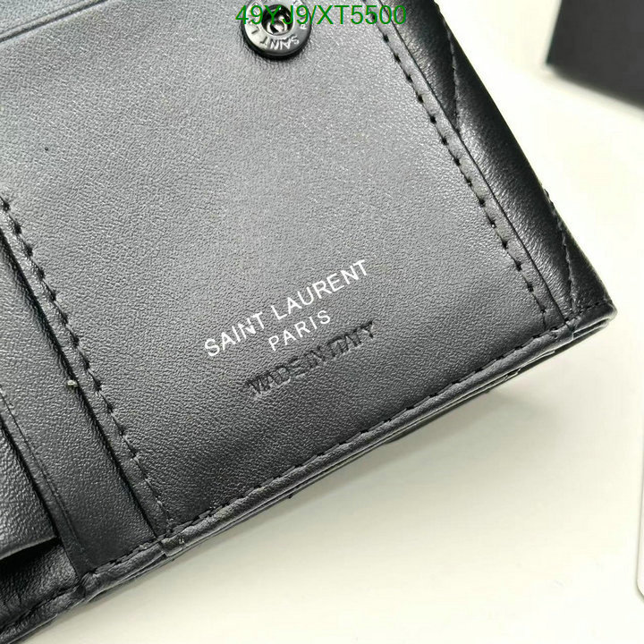 YSL Bag-(4A)-Wallet-,Code: XT5500,$ 64USD