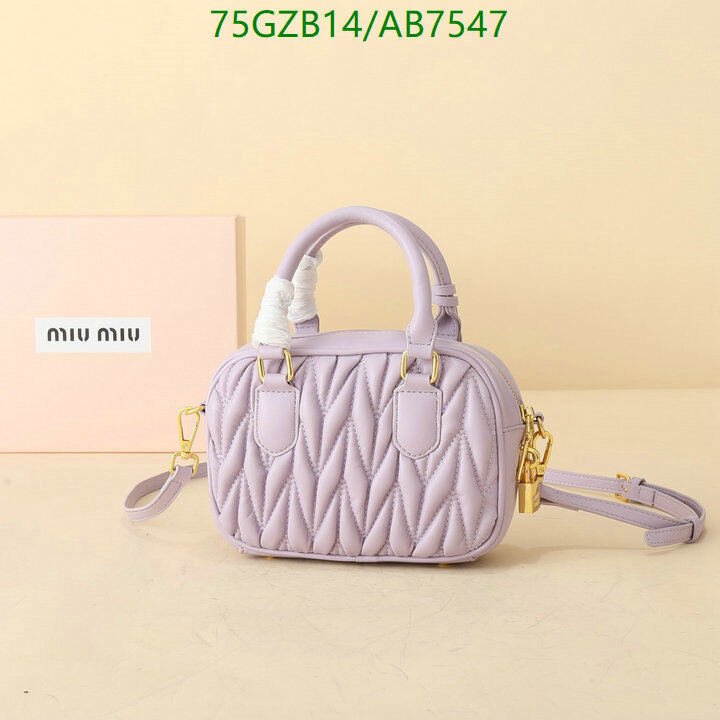 Miu Miu Bag-(4A)-Crossbody- Code: AB7547 $ 98USD