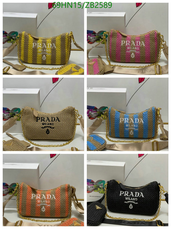 Prada Bag-(4A)-Re-Edition 2005 Code: ZB2589 $ 90USD