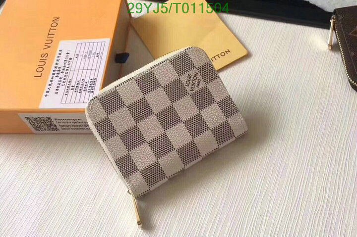 LV Bags-(4A)-Wallet-,Code: T011504,$ 38USD