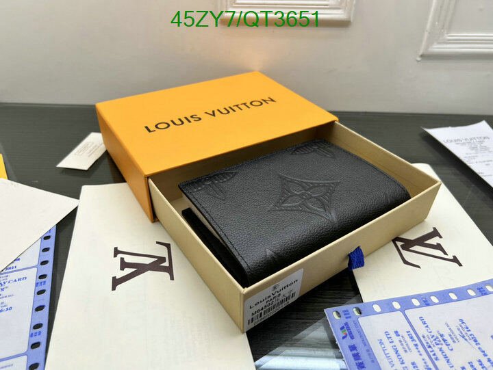 LV Bag-(4A)-Wallet- Code: QT3651 $ 59USD