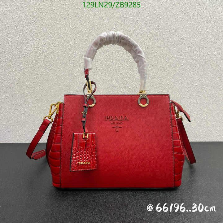Prada Bag-(4A)-Handbag-,Code: ZB9285,$ 168USD