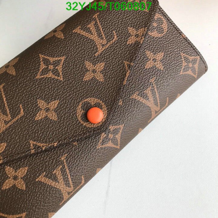 LV Bags-(4A)-Wallet-,Code: T060807,$ 42USD