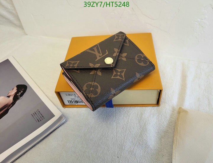LV Bags-(4A)-Wallet-,Code: HT5248,$ 51USD
