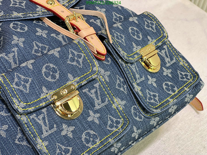 LV Bags-(4A)-Backpack-,Code: ZB6324,$ 129USD