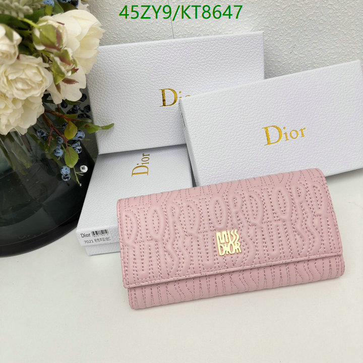 Dior Bag-(4A)-Wallet- Code: KT8647 $ 59USD